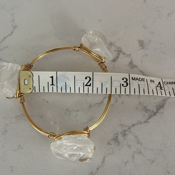 Beautiful Handmade Wire and Stone Bracelet - Picture 4 of 5